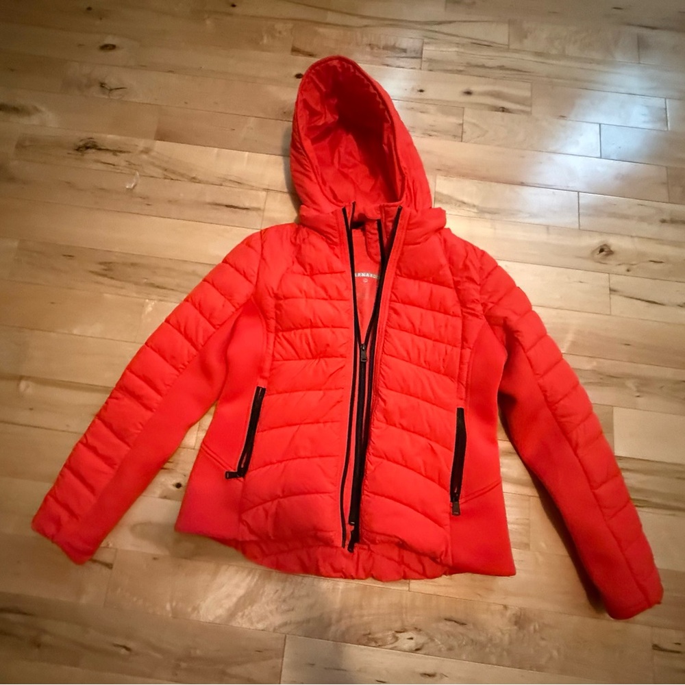 Bernardo Vibrant Red Puffer Jacket
